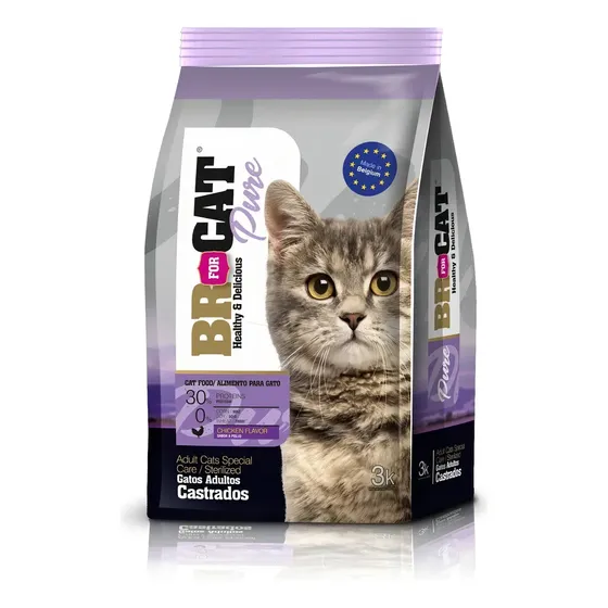 BR for Cat Castrados para gato adulto 3 kg | Cuotas sin interés