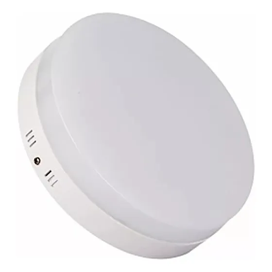 Panel Led 36w Sobreponer Redondo Luz Calida Borde Infinito