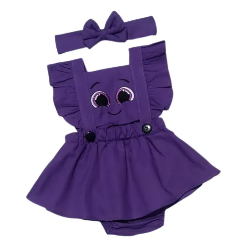 Roupa Bebê Salopete Temática Mesversario, Romper Jardineira