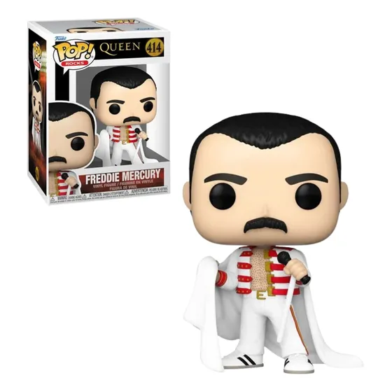 Funko Pop! Queen - Freddie Mercury con Capa #414