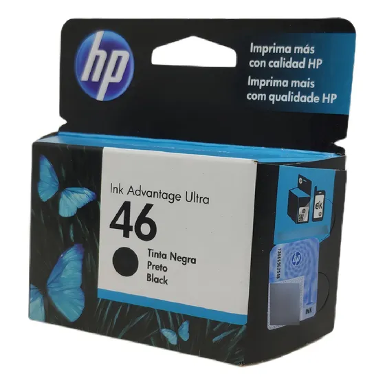 Cartucho de tinta negra HP CZ637al 46 2529 4729 5738 5739