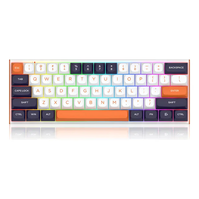 TECLADO MECÁNICO REDRAGON FIDD WIRELESS K683WBO RGB-M 60%