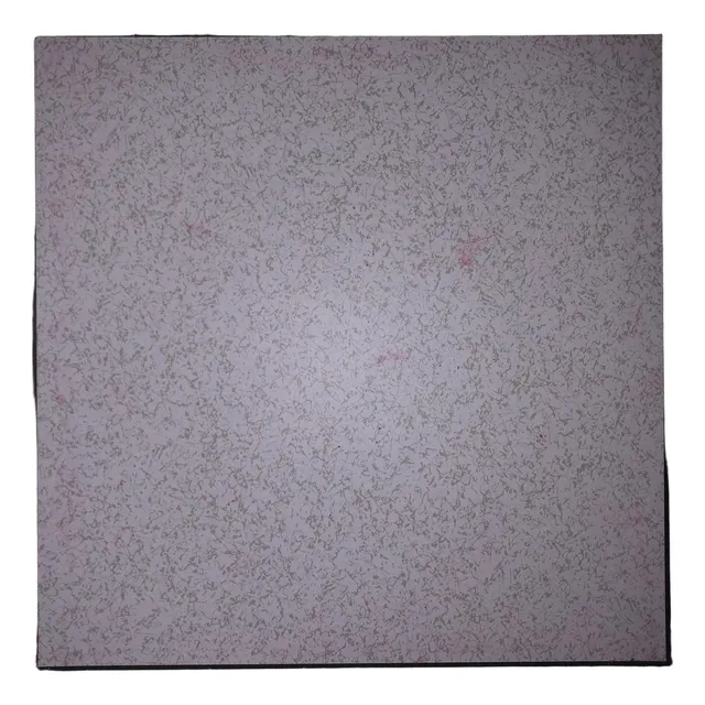 Besco 0.61x0.61 Piso Vinílico Color Blanco Veteado