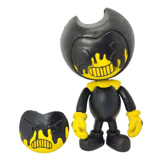 Figura Bendy Ink Machine Demon Yellow Brilla Oscuridad En Figura Bendy Ink Machine Demon Yellow Brilla Oscuridad En
