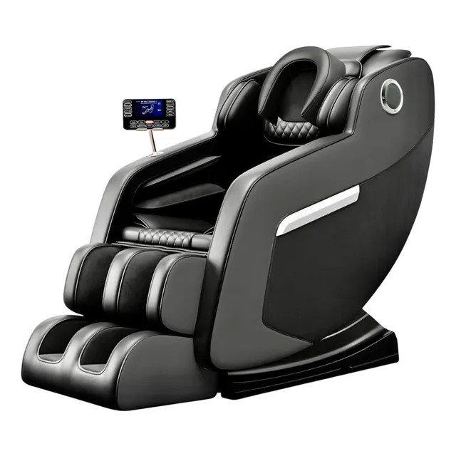 Sillon Masajes Electrico Centuryhome Gravedad Cero Calor Color Negro