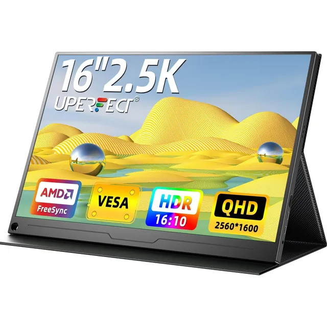 Uperfect Monitor Portátil 2k, 16 2560x1600 Qhd Monitor Para