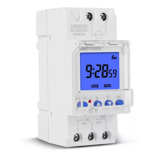 Timer Temporizador 16 Memorias 110vac-220vac 30a Min 1seg Timer Temporizador 16 Memorias 110vac-220vac 30a Min 1seg