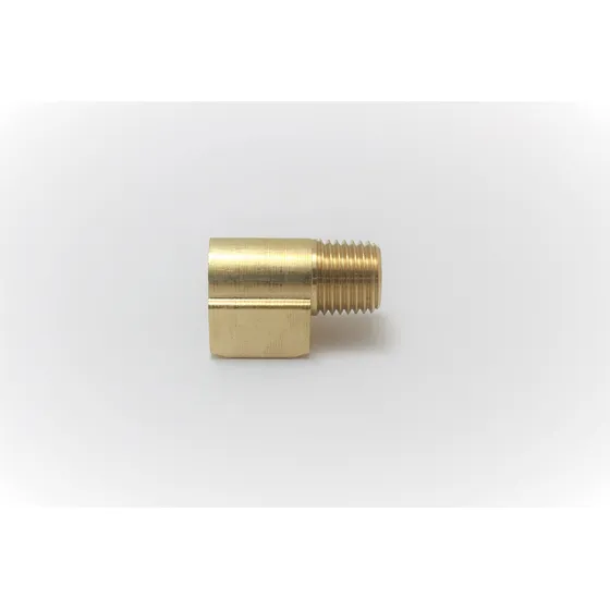 Mettleair Npt Macho Hembra Extruded Calle Codo Laton Forma L