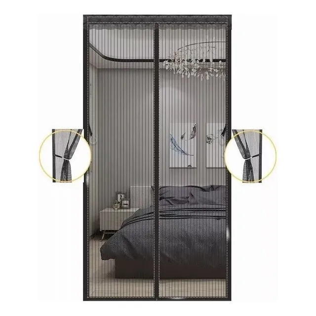 Cortina Magnética De Malla Mosquitero Para Puerta-mosquitero