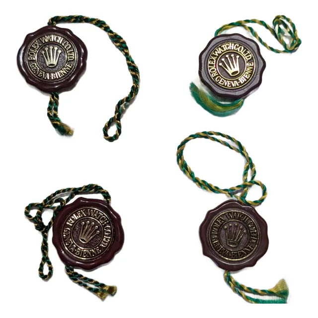 Lote 4 Unidades De Rolex Reloj 80's Etiqueta/tag Original