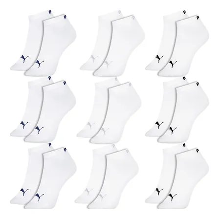 Kit 9 Pares Meias Puma Soquete Cano Baixo Atacado Original