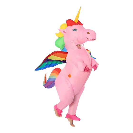 Disfraces Divertidos Disfraz Inflable De Unicornio, Traje In