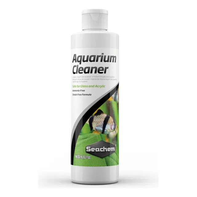Limpiador Vidrio Acrilico Acuarios Dulce Seachem  250 Ml