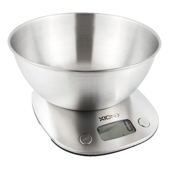 Balanza De Cocina Digital Xion Xi-bc50 Capacidad Máxima 5 KG Color Gris