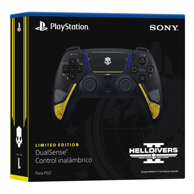 Mando Inalambrico Dualsense Ps5 Helldivers 2 Edicion Color Negro