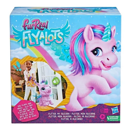 Furreal Flyalots - Alitas, Mi Alicornio Color Rosa Chicle