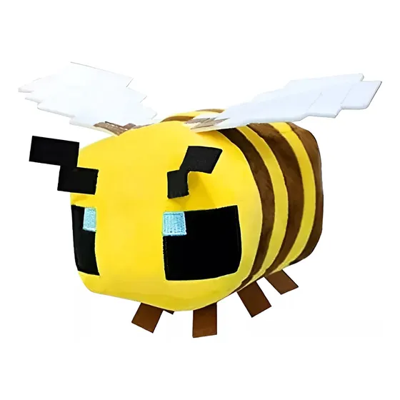 Peluche De Colección Abeja Minecraft 20 Cm Para Niños