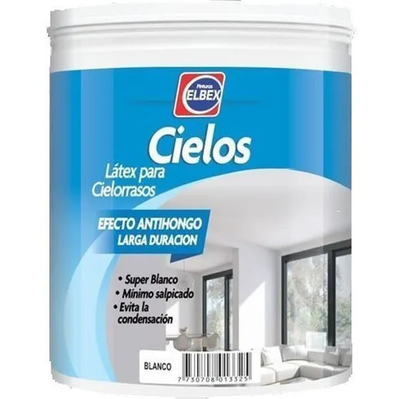 Cielos Rasos  Antihongos Elbex 4lts - Ynter Industrial