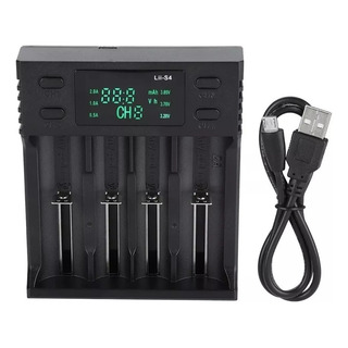 Liitokala Lii-s4 Carregador De Bateria Lcd 4 Slot Para 18650 Liitokala Lii-s4 Carregador De Bateria Lcd 4 Slot Para 18650