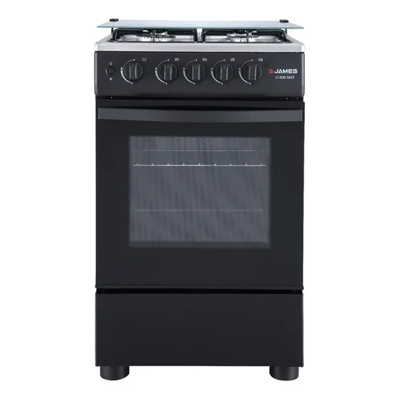 Cocina A Gas James C-506 Color Negro
