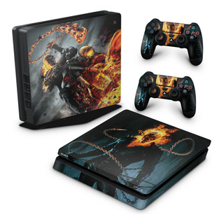 Skin Para Ps4 Slim Adesivo - Modelo 105 Skin Para Ps4 Slim Adesivo - Modelo 105
