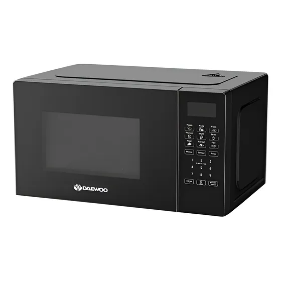 Microondas Digital Negro Daewoo 20 Lts 700w Damwo20db