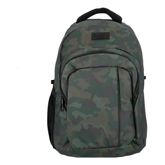 Mochila Xtrem Atomik 4xt Green Camo Color Verde Diseño de la tela Lisa