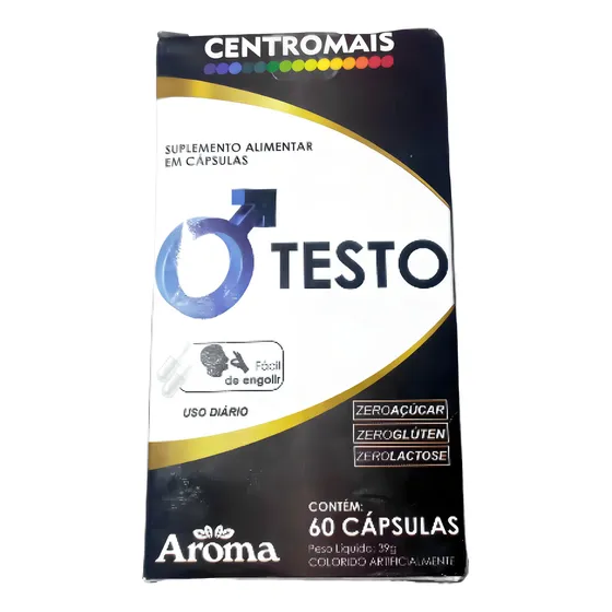 Testo Suplemento Vitamínico Y Mineral Para Hombre Sabor Neutro
