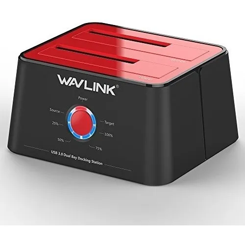 Hdd Docking Station Usb 3.0 A Sata, Wavlink Dual Bay Dock Ex