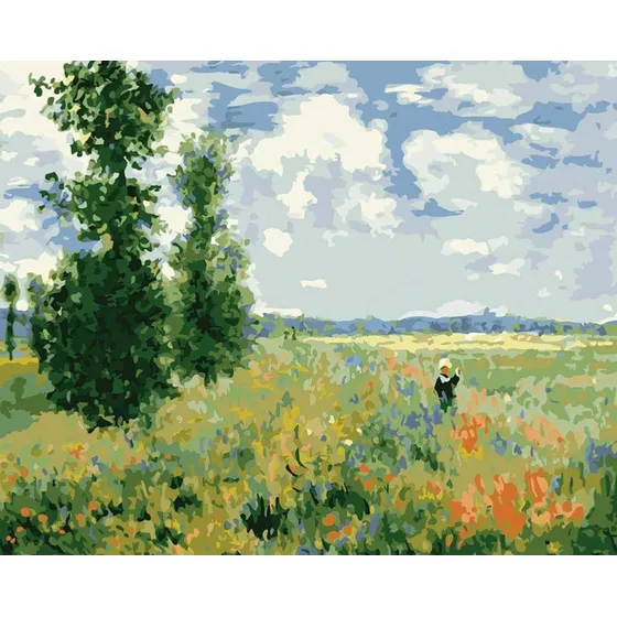 Skit Pintura Por Números Monet 50x40 Cm 8 Pz.
