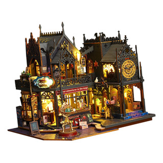 Maqueta De Ciudad Mágica Montada A Mano, Regalo Infantil Maqueta De Ciudad Mágica Montada A Mano, Regalo Infantil