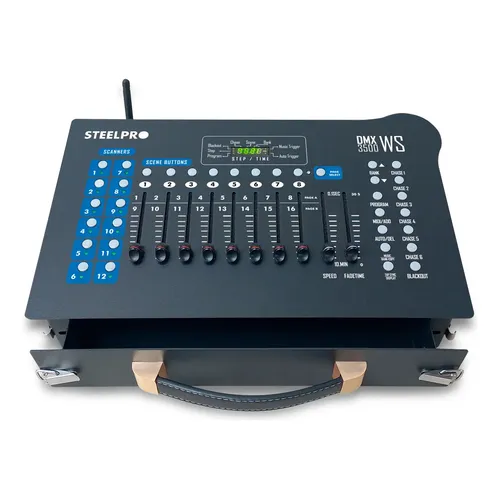 Ml-1024b Consola De Iluminacion Novatech Dmx 1024 Canales Negro