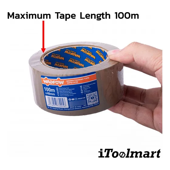 Cinta Empacar Embalaje Marron Hd 100mt X 48mm X 0.0045mm