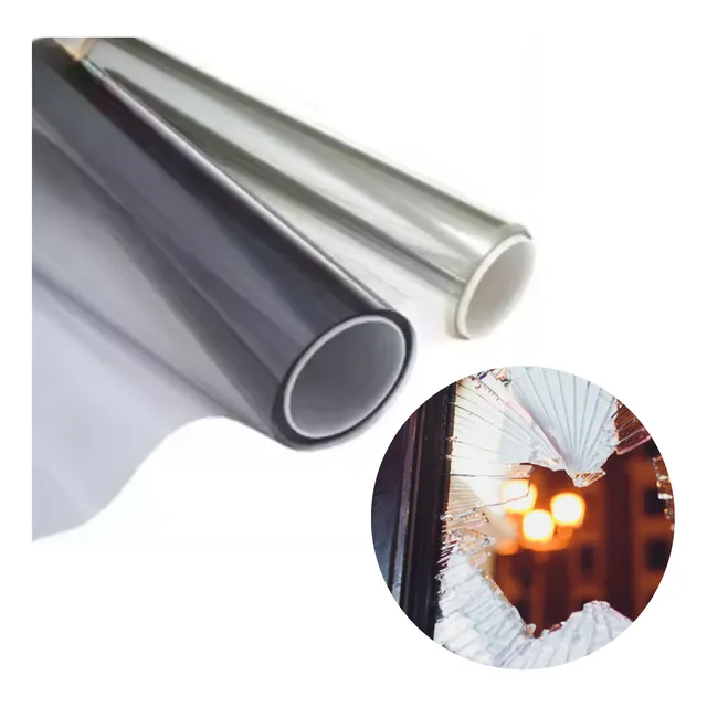 Pelicula Seguridad 4 Micras Polarizado 1.52x3m Papel Vidrio