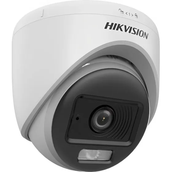 Cámara Seguridad Domo Hikvision 2mp Colorvu 2.8m Noche Color Color Blanco