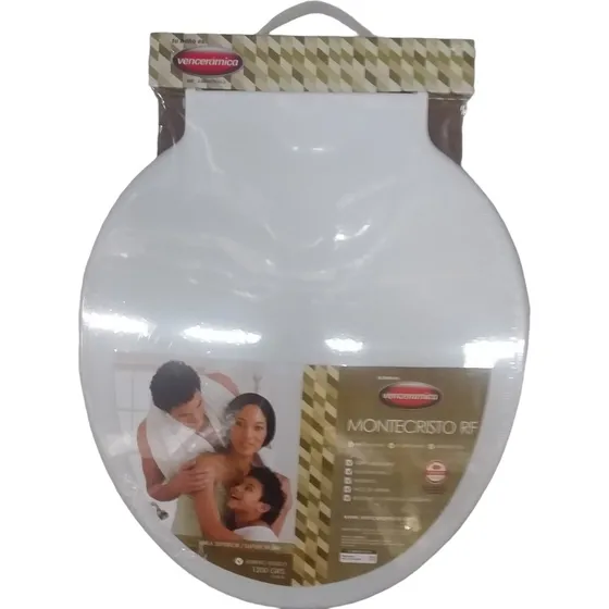 Tapa Para Poceta Redonda Venceramica Blanca