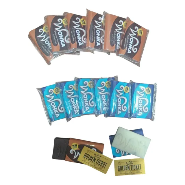 Barras Mini Wonka Chocolate Y Cokies And Cream 14 Piezas