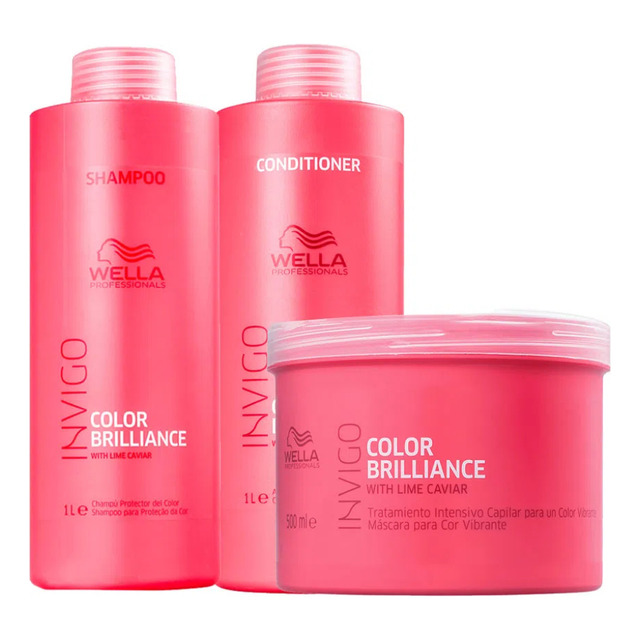 Kit Wella Invigo Color Brilliance - Profissional 03 Produtos Kit Wella Invigo Color Brilliance - Profissional 03 Produtos