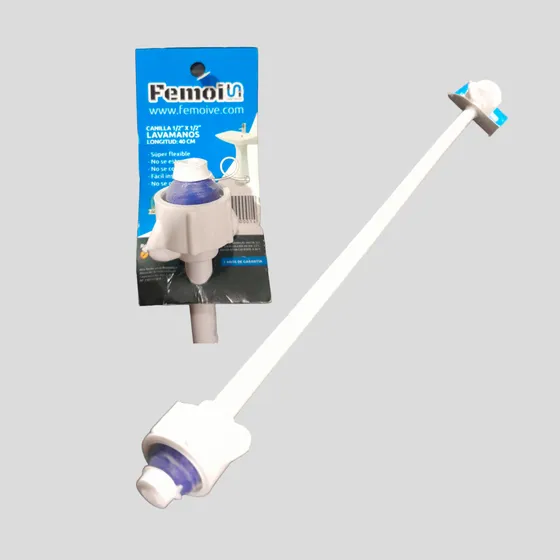 Manguera Canilla P/lavamanos 1/2x1/2 Pack De 2 Unidades