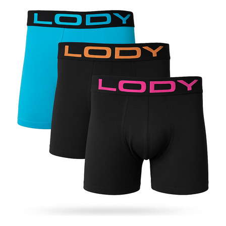 Pack X 3 Boxer Lody Art. 742 Algodón Lycra Footprints Surtido Liso Xl Pack X 3 Boxer Lody Art. 742 Algodón Lycra Footprints Surtido Liso Xl