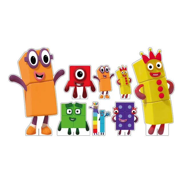 Kit Display Chão + Mesa Festa Infantil Numberblocks