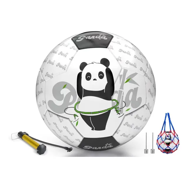 Pelota Futbol Diseño Dibujo Animado Panda Tamaño 3 Para