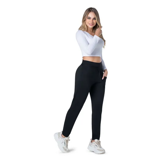 Pantalón Mujer Negro 32697