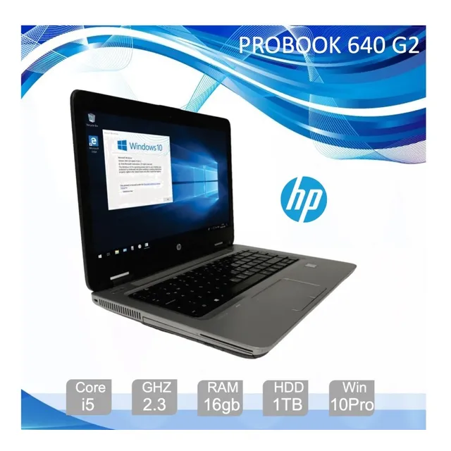 Hp Probook 640 G2, 14 , Core I7, 8gb Ram  1tb Hdd, W10p, Ag