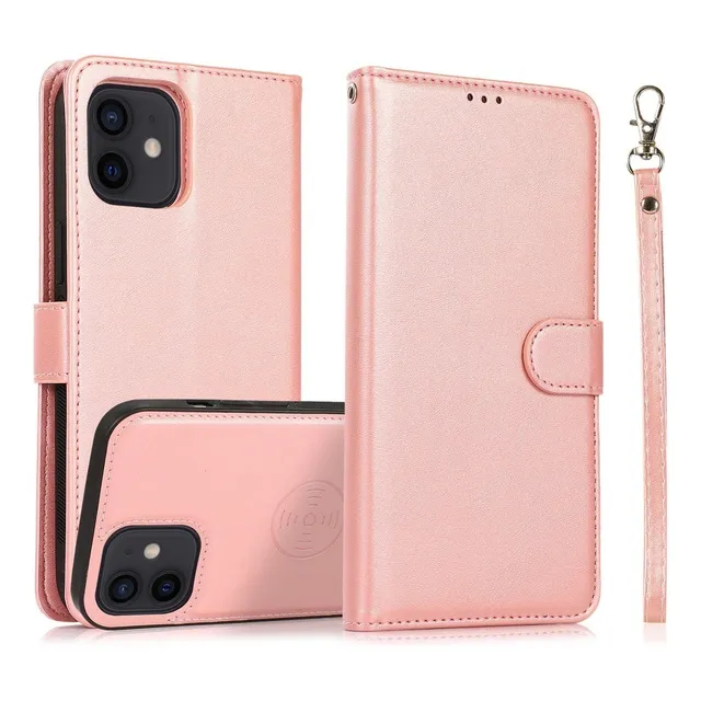 Estuche Funda Wallet Billetera Cuero Para iPhone X 11 12 13 14 15 16 17