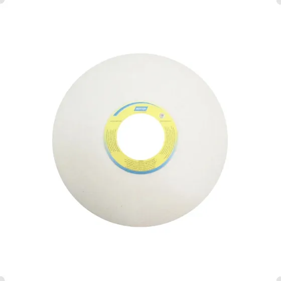 Rebolo Branco Reto Grão Afiação 10 X 3/4 X 3 Pol. Norton Aa