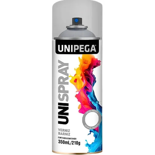 Verniz Spray Transparente 350ml Uso Geral Automotivo Incolor