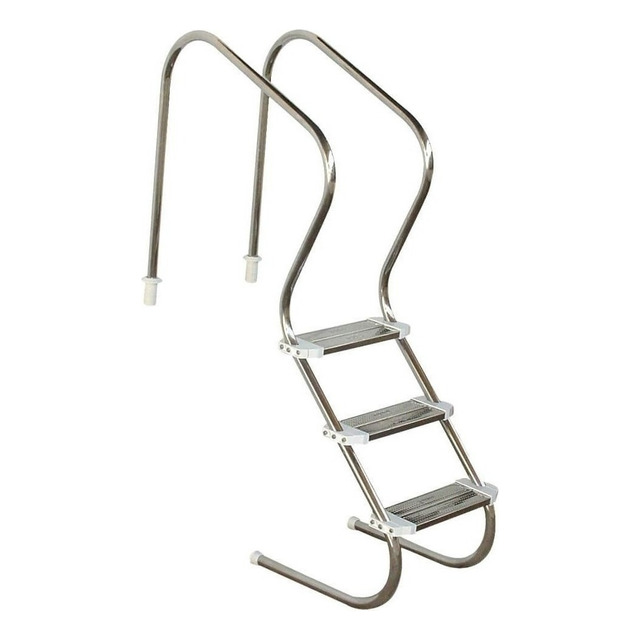 Escada Confort Para Piscinas 03 Degraus Aço Inox 2 Sodramar Escada Confort Para Piscinas 03 Degraus Aço Inox 2 Sodramar