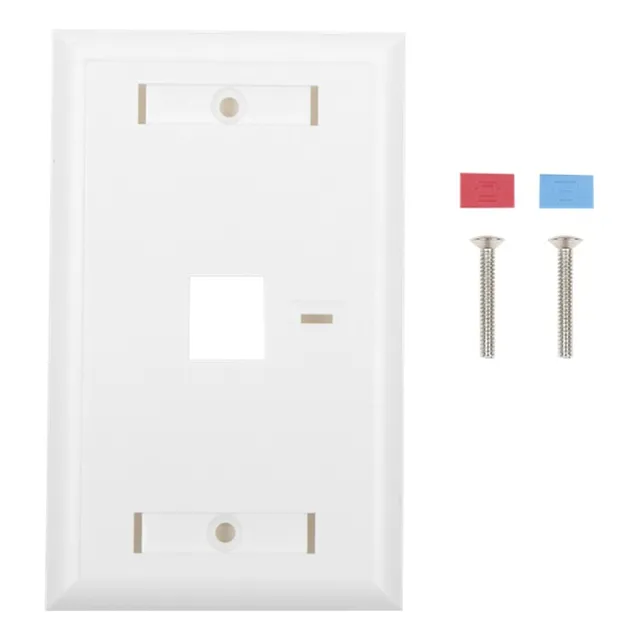 Placa De Pared De 1 Puerto, Keystone, 10pza Blanco Lp-fp-21