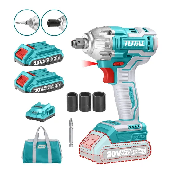Llave De Impacto 1/2  Bateria 2300rpm Total Tiwli20208
